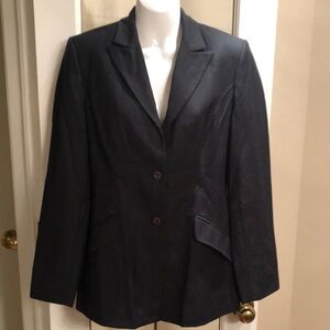 Vintage Jax & Melanie Lyne Navy Wool Blazer